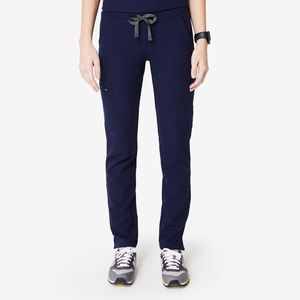 Figs Navy Yola Skinny Scrub Pant